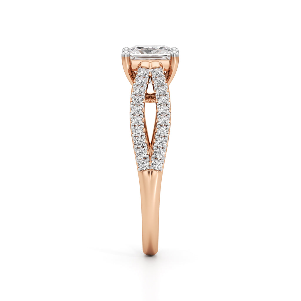 Nayla PrincessCut Solitaire Ring