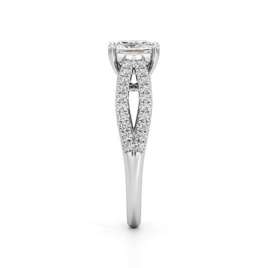 Nayla Princess-Cut Solitaire Ring