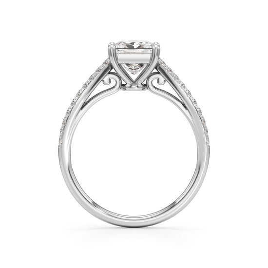 Nayla PrincessCut Solitaire Ring