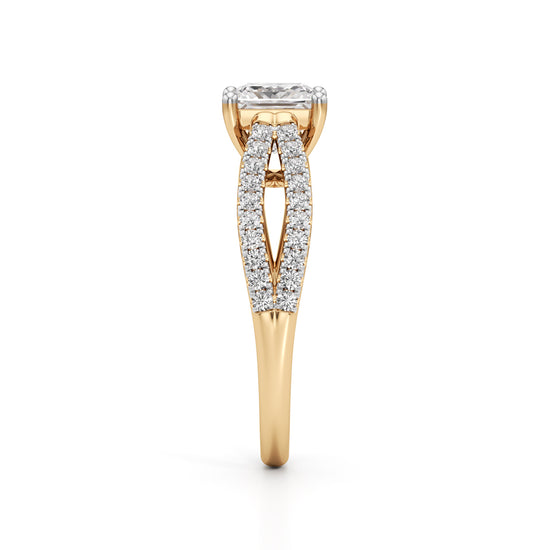 Nayla Princess-Cut Solitaire Ring