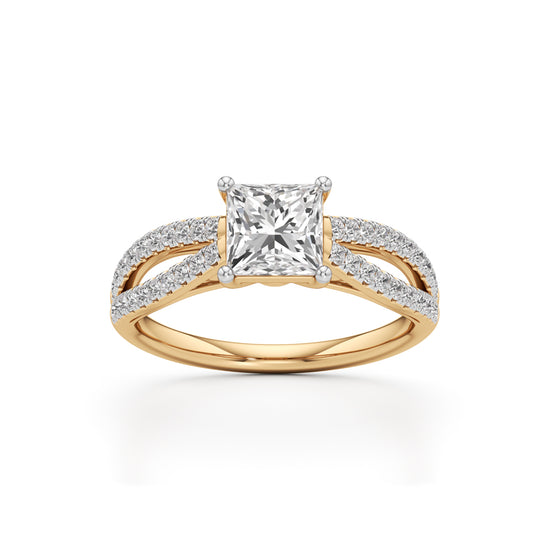 Nayla PrincessCut Solitaire Ring
