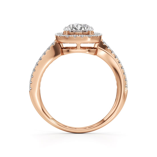 Aria Round Diamond Accent Ring