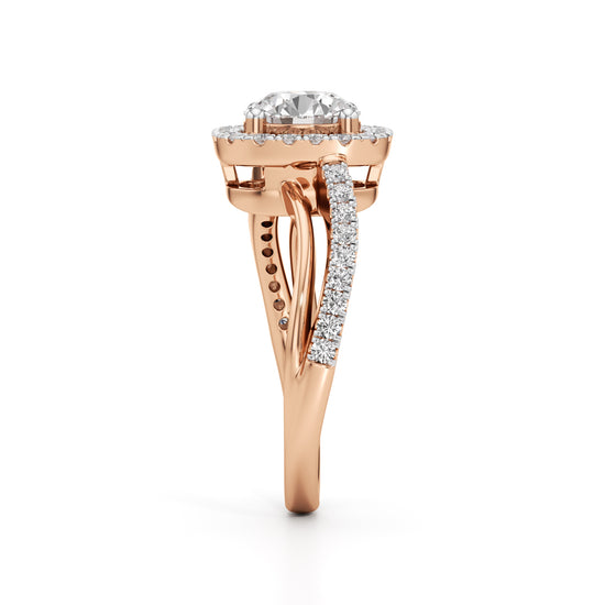 Aria Round Diamond Accent Ring