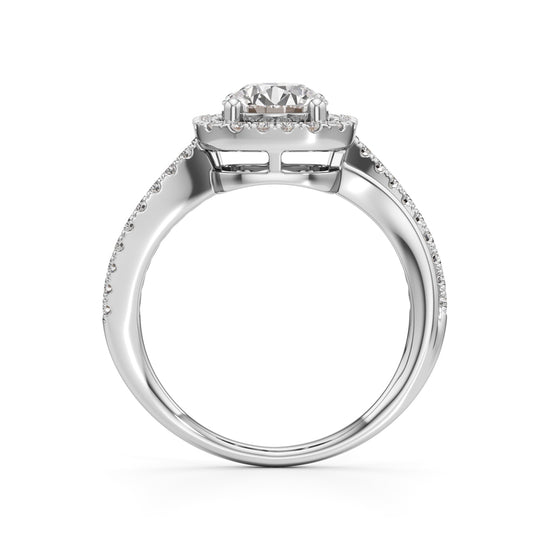 Aria Round Diamond Accent Ring