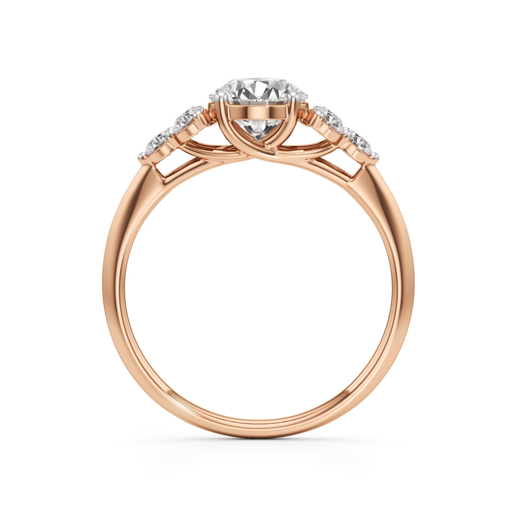 Liora Round Radiance Ring