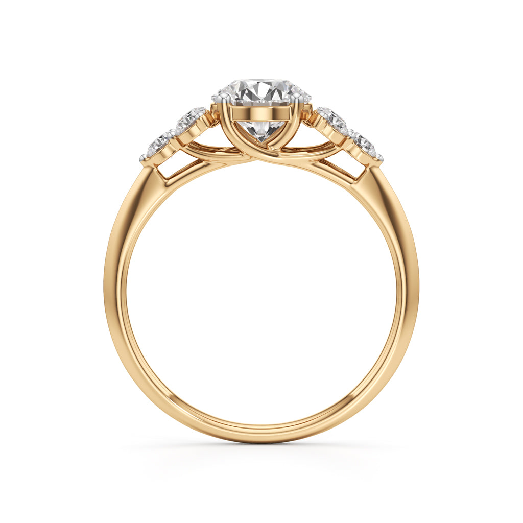 Liora Round Radiance Ring