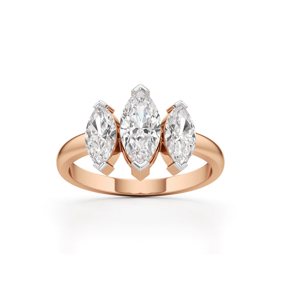 Radiant Marquise Trio Ring