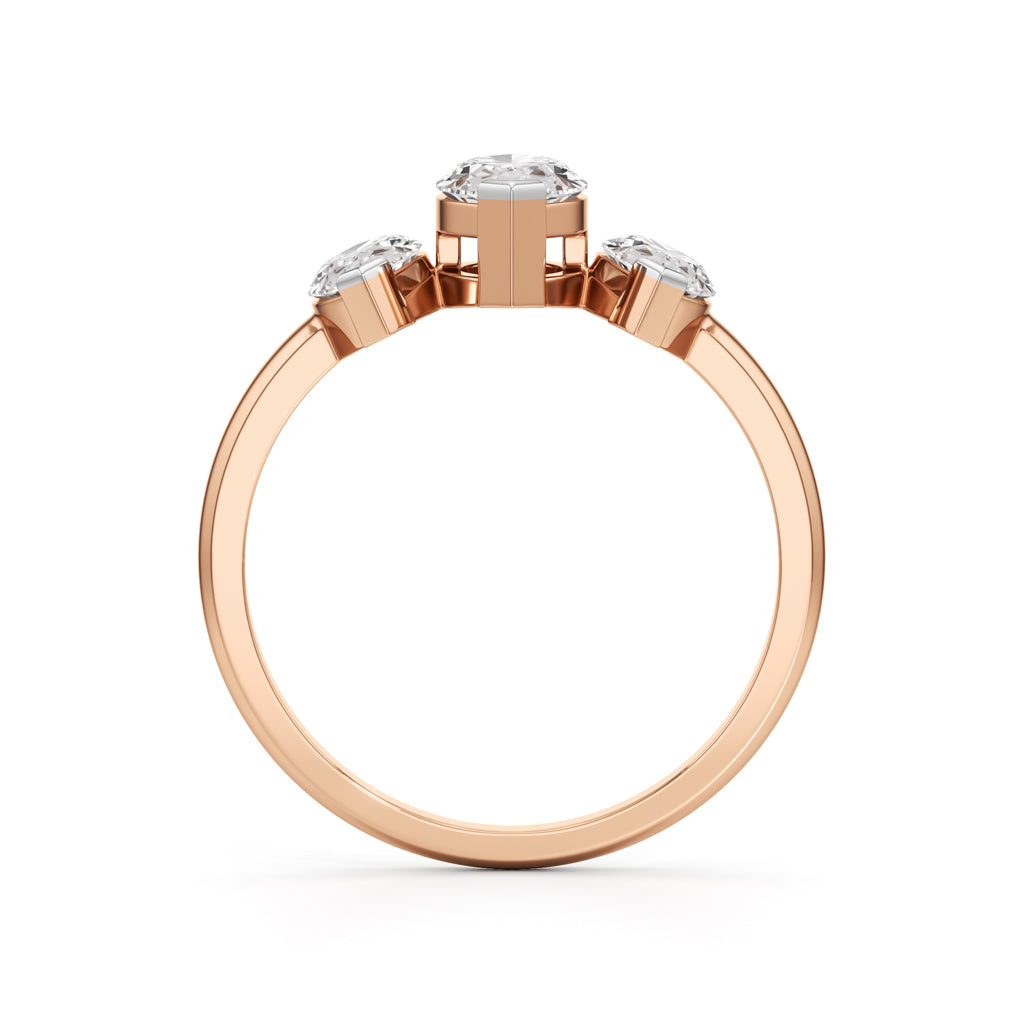 Radiant Marquise Trio Ring