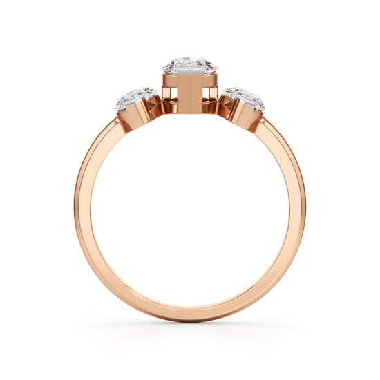 Radiant Marquise Trio Ring