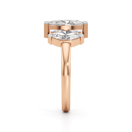 Radiant Marquise Trio Ring