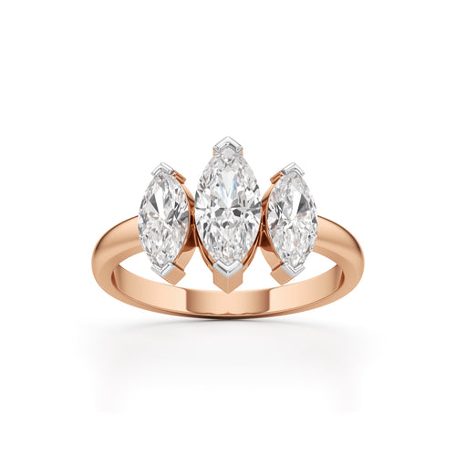 Radiant Marquise Trio Ring