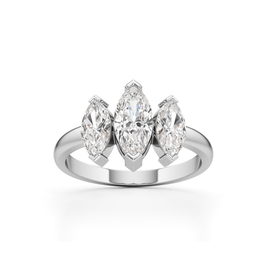 Radiant Marquise Trio Ring