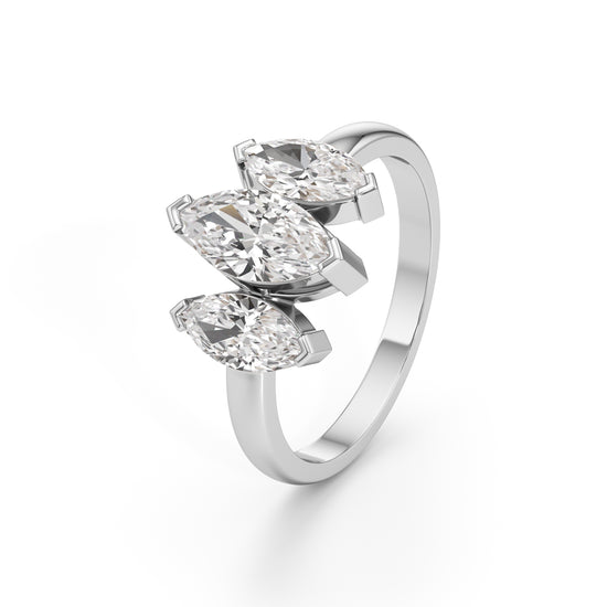 Radiant Marquise Trio Ring