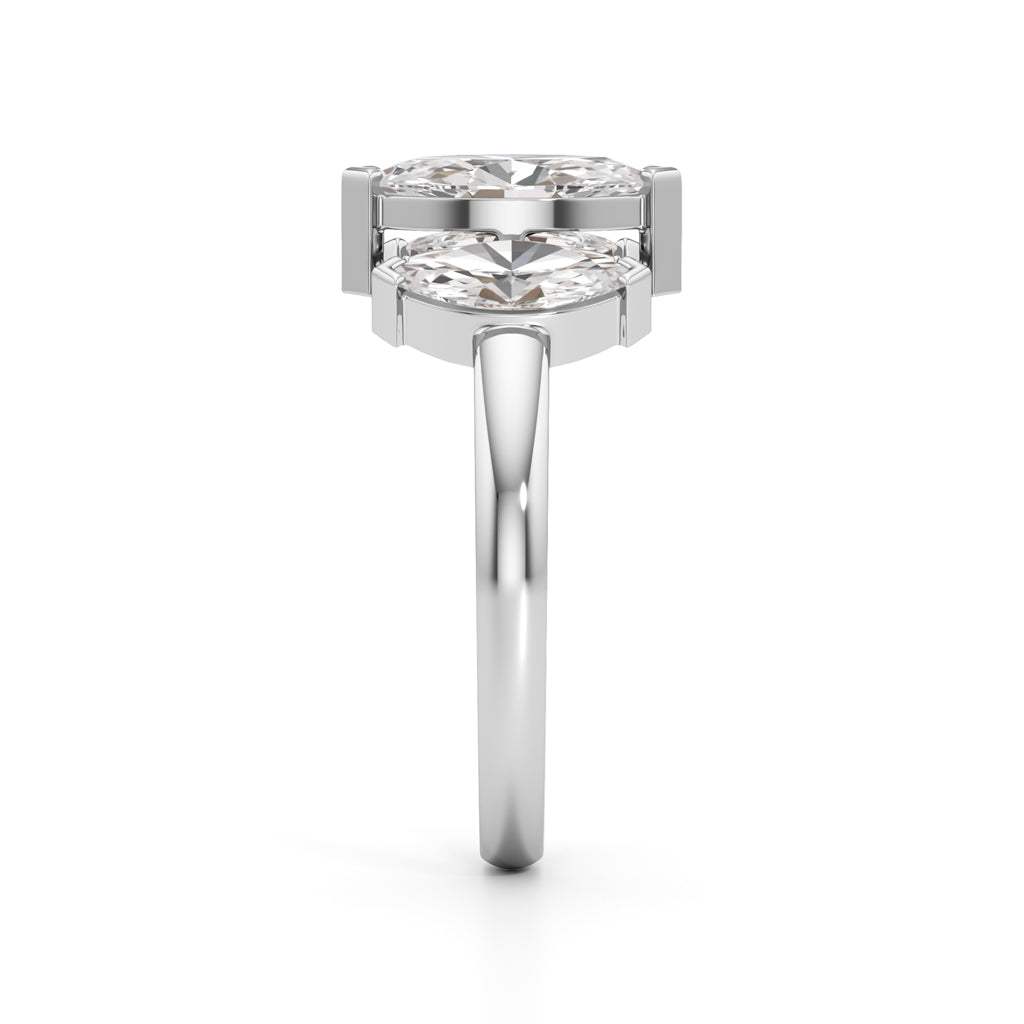 Radiant Marquise Trio Ring