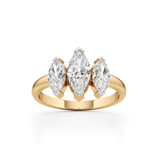 Radiant Marquise Trio Ring