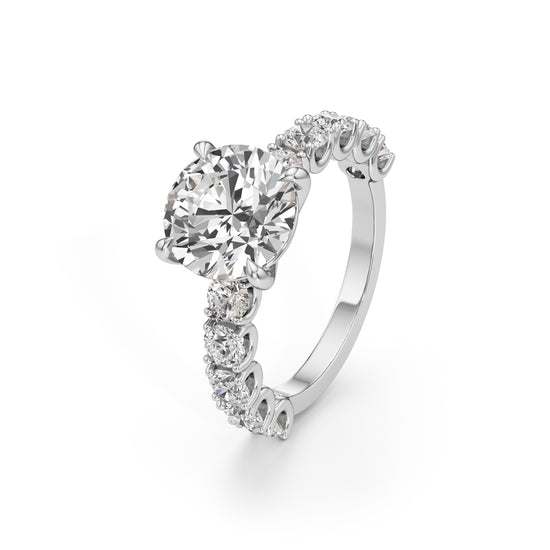 Timeless Round Diamond Casual Ring