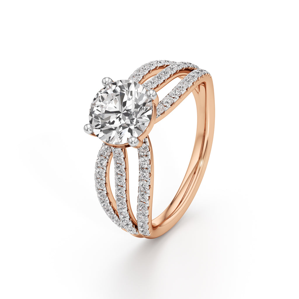 Radiance Classic Round Diamond Ring