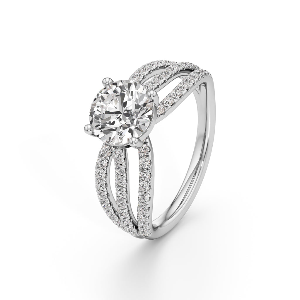 Radiance Classic Round Diamond Ring