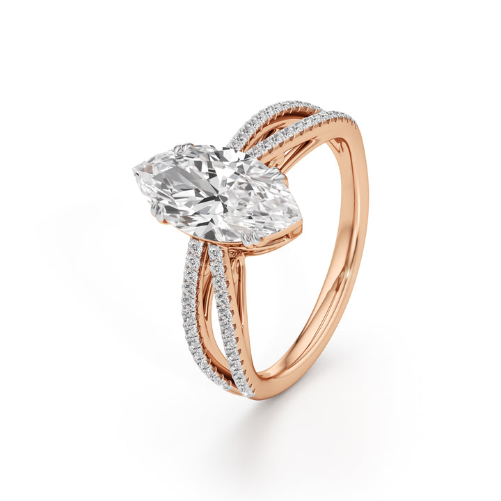 The Marquise Legacy Diamond Ring