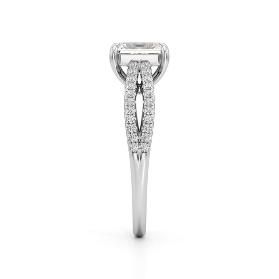 Elowen Emerald Diamond Ring