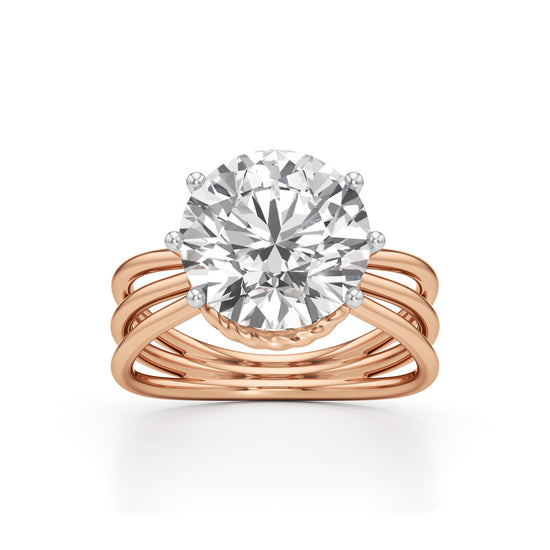 5Ct Round Shape Wedding Collection