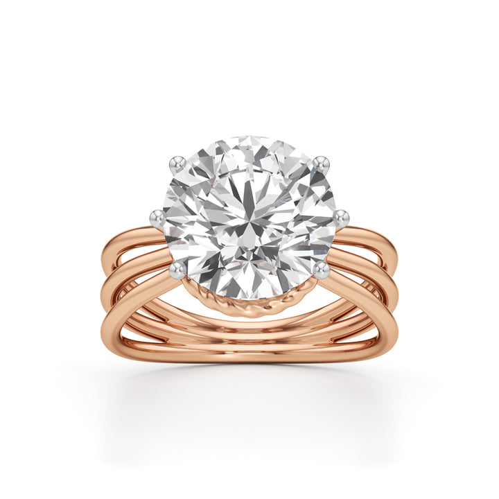 5Ct Round Shape Wedding Collection