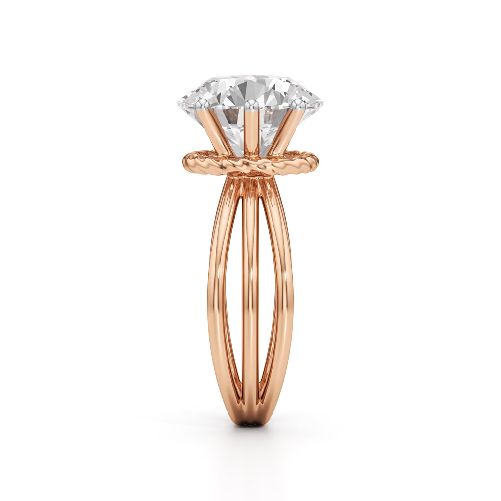 5Ct Round Shape Wedding Collection