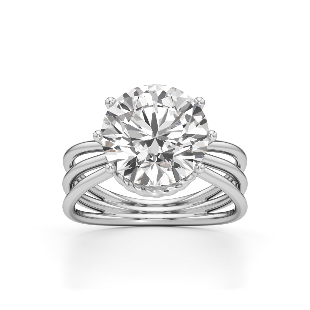 5Ct Round Shape Wedding Collection