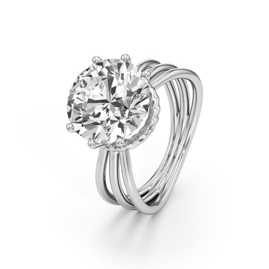 5Ct Round Shape Wedding Collection