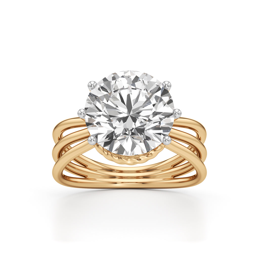 5Ct Round Shape Wedding Collection