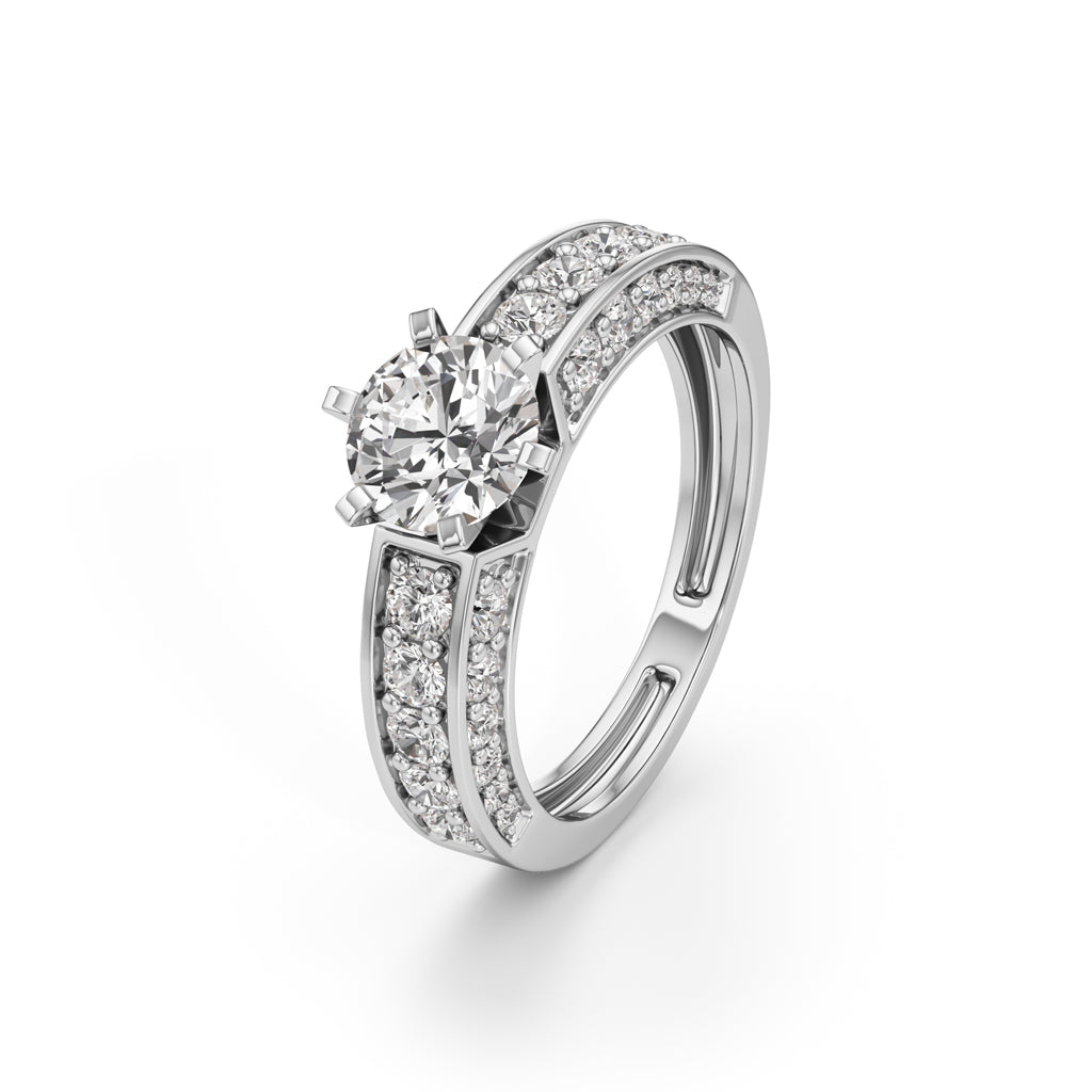 The Prestige Solitaire Diamond Ring