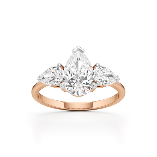 Valence PearCut Diamond Ring