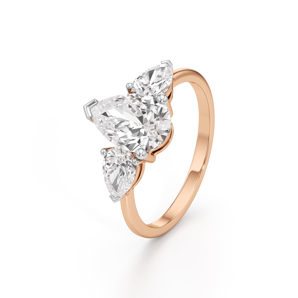 Valence PearCut Diamond Ring