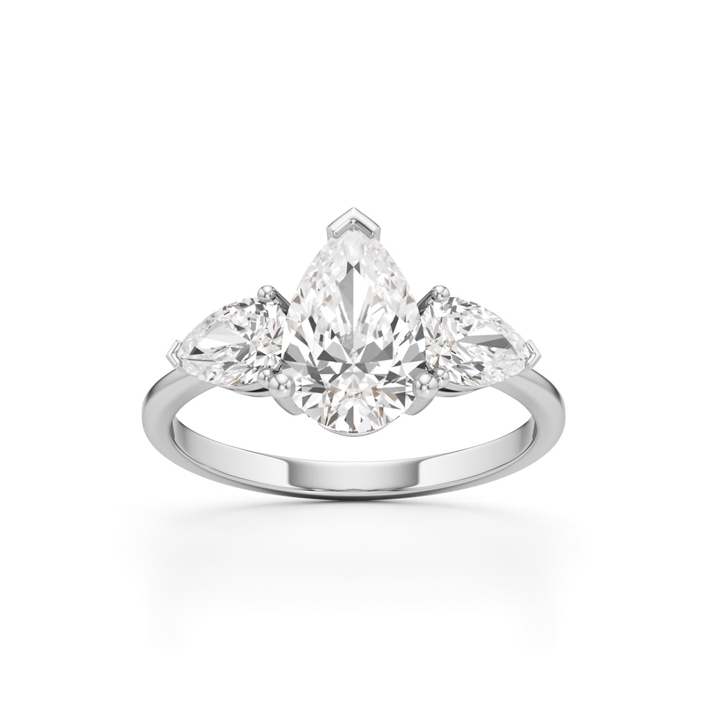 Valence PearCut Diamond Ring