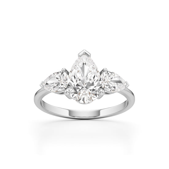 Valence PearCut Diamond Ring
