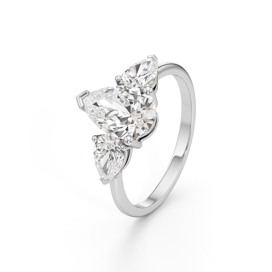 Valence PearCut Diamond Ring