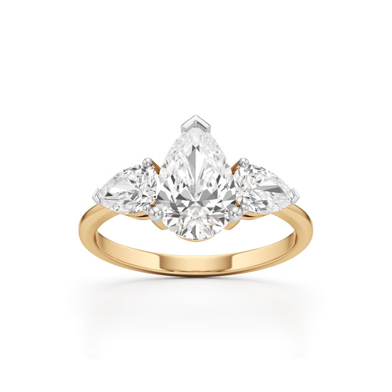 Valence PearCut Diamond Ring