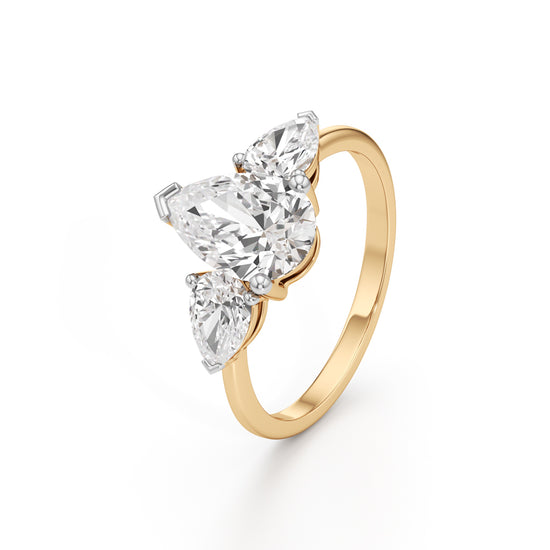 Valence PearCut Diamond Ring