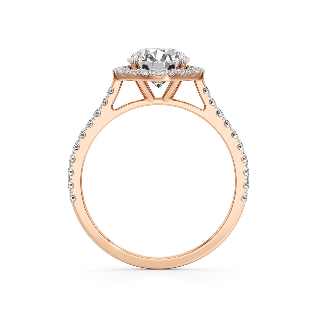 Lumora Solitaire Ring|Rose Gold