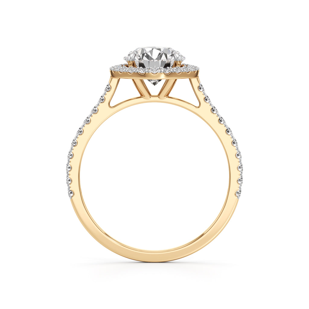 Lumora Solitaire Ring|Yellow Gold