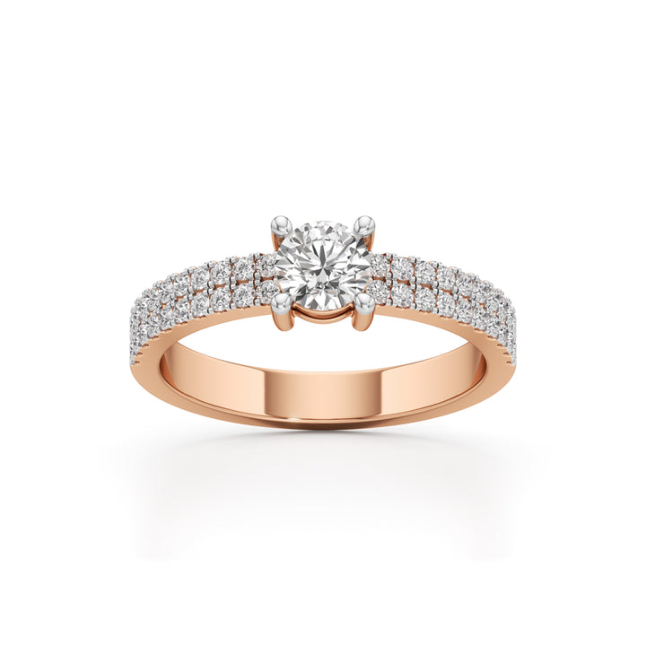 Eternal Spark Double Band Ring