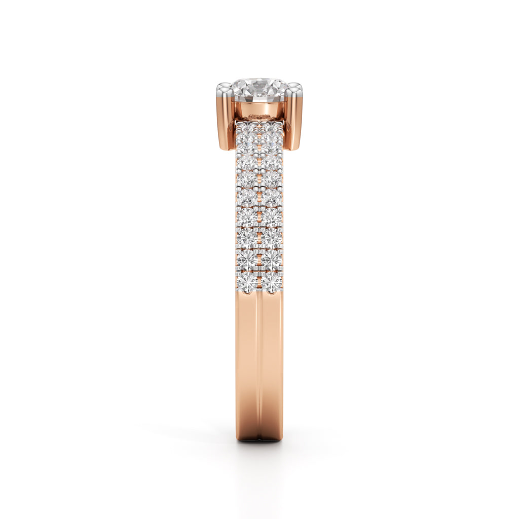 Eternal Spark Double Band Ring