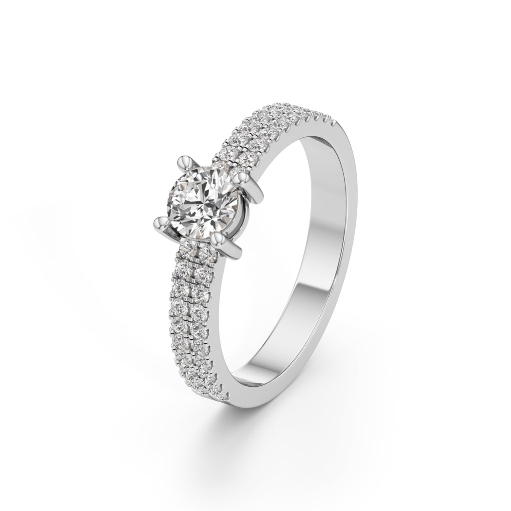 Eternal Spark Double Band Ring