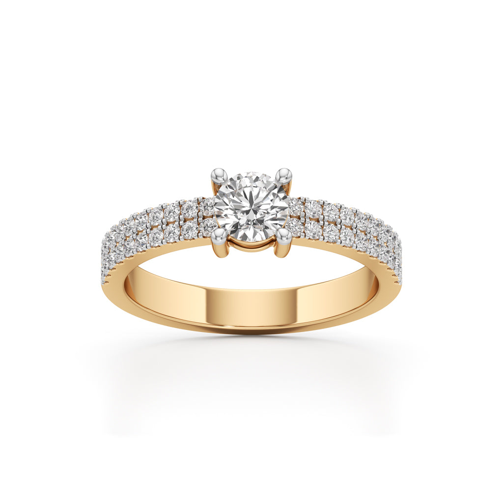 Eternal Spark Double Band Ring