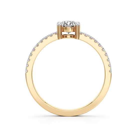 Eternal Spark Double Band Ring