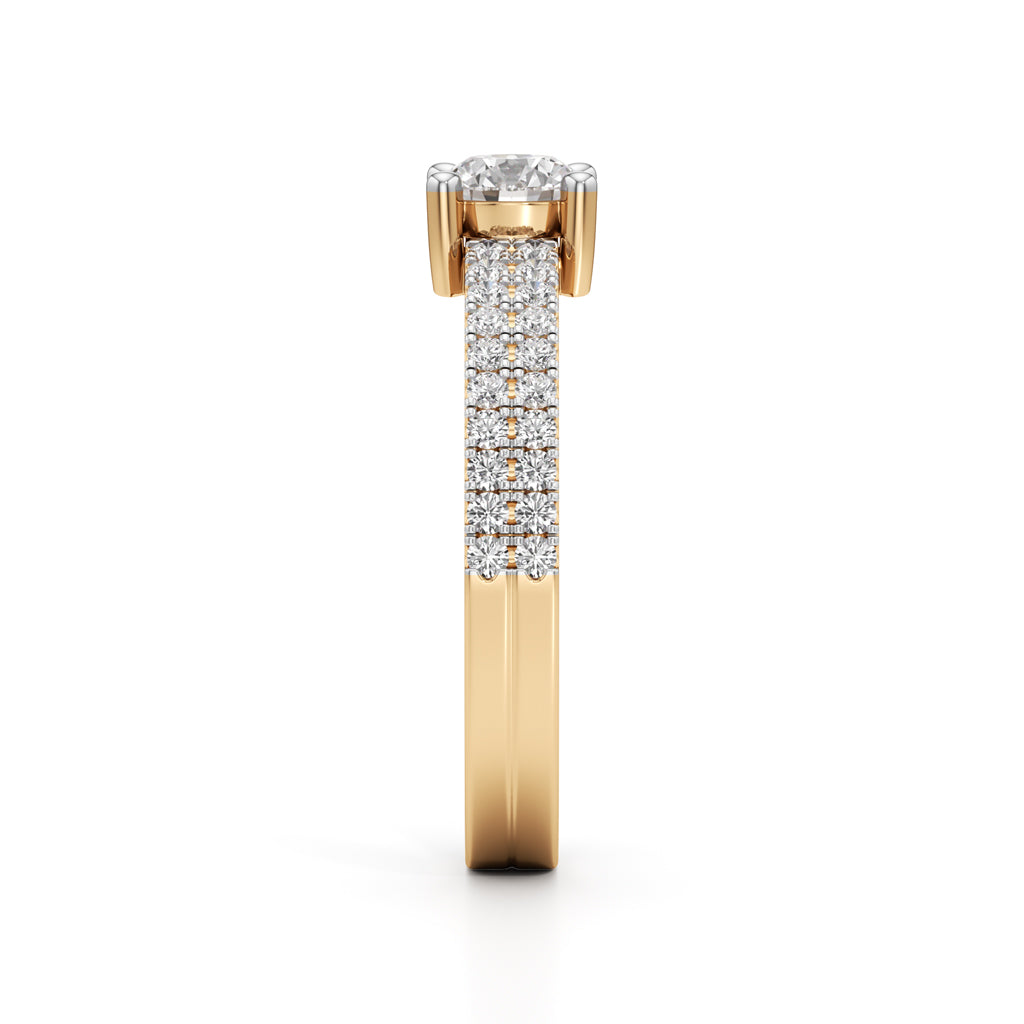 Eternal Spark Double Band Ring