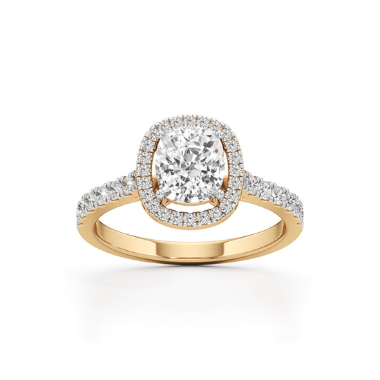 Seren Cushion Radiance Ring