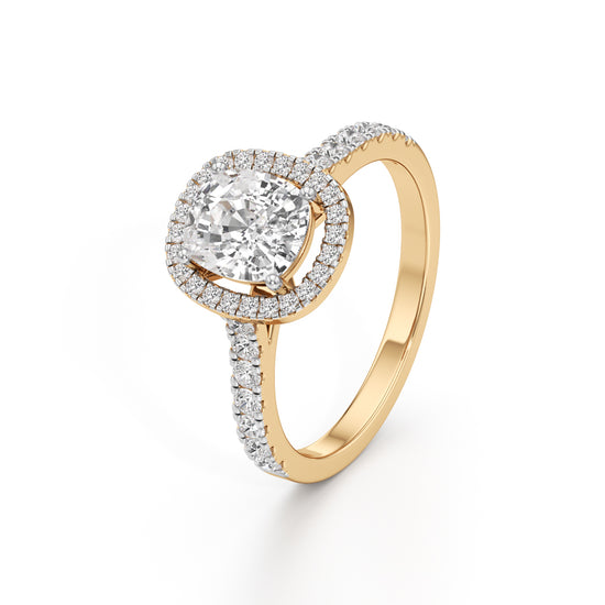 Seren Cushion Radiance Ring