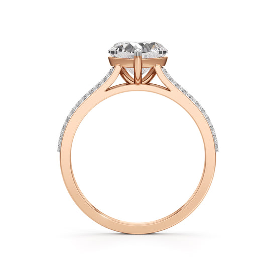 Amora Heart Diamond Ring