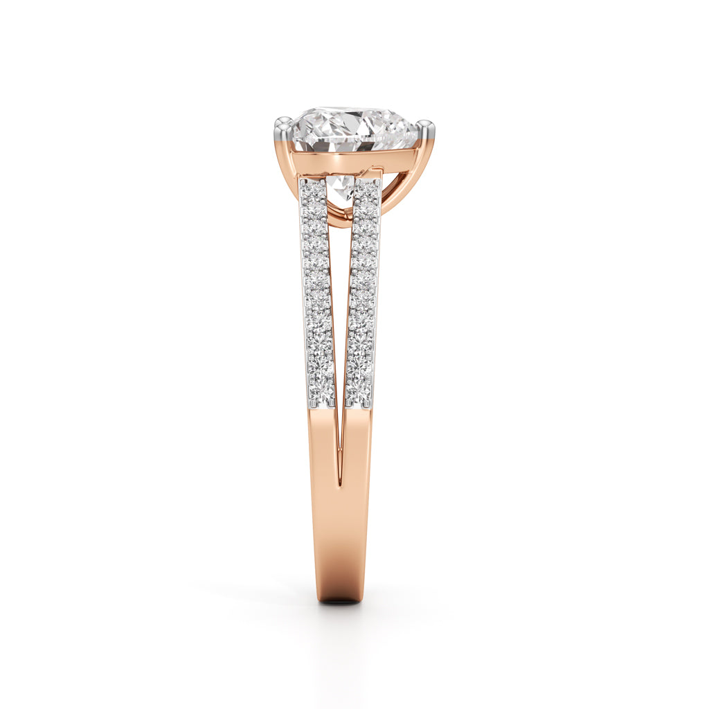Amora Heart Diamond Ring